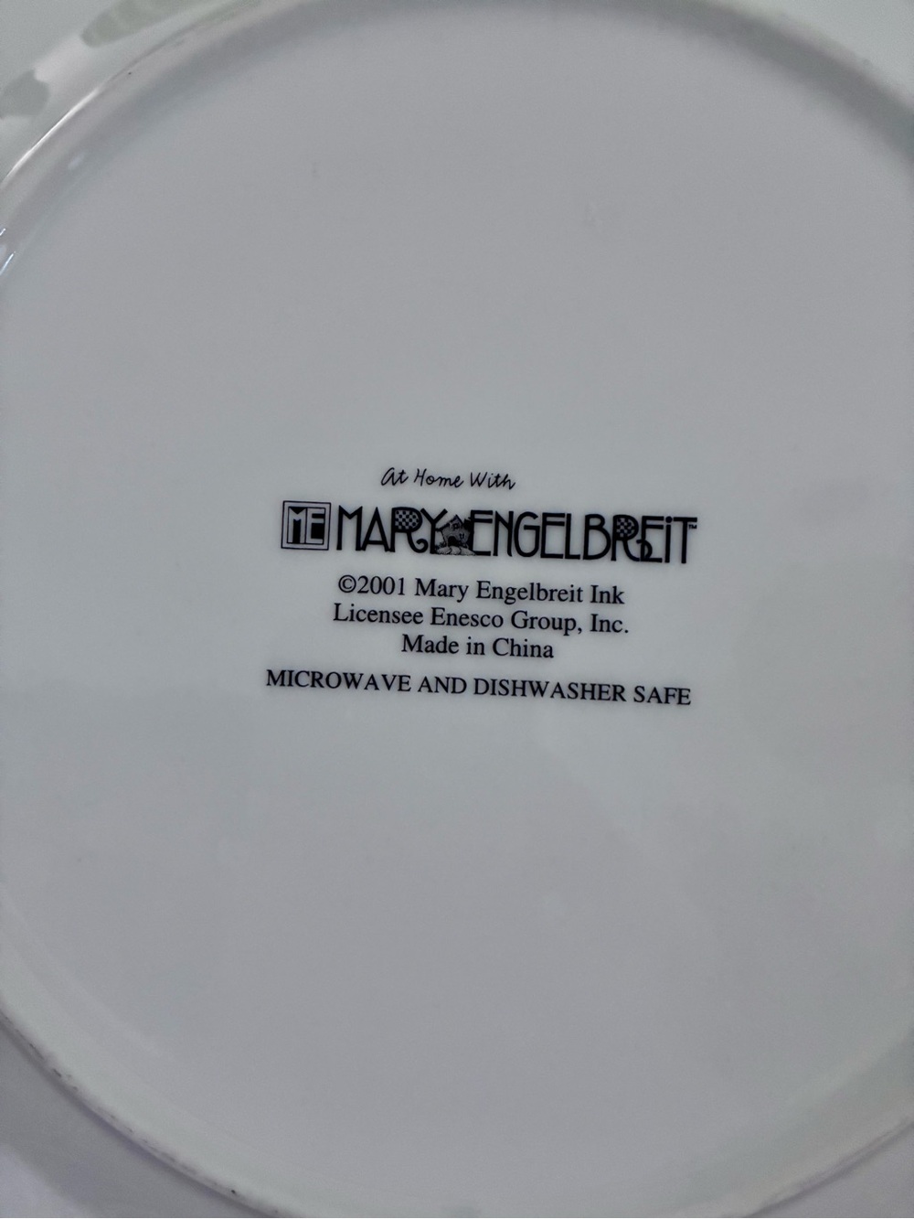 Mary Engelbreit 2001 “Just For Today Be Happy” Plate - Picture 4 of 5